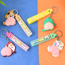 Silicone Keychain with Wrist Strap & Squeeze Toy (1 Pc Mix design) - dailyneed.life