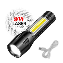 Mini Search Rechargeable LED Long Range Flashlight Emergency Light Torch - dailyneed.life
