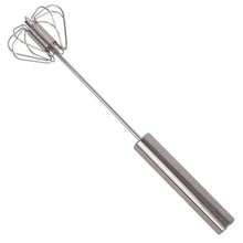 Big Stainless Steel Egg Whisk, Hand Push Rotary Whisk Blender (1 Pc / 35 Cm) - dailyneed.life