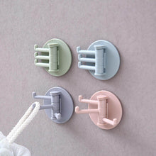 180° Rotating Punch-Free 3-Hook Sticky Hook – 1 Pc - dailyneed.life