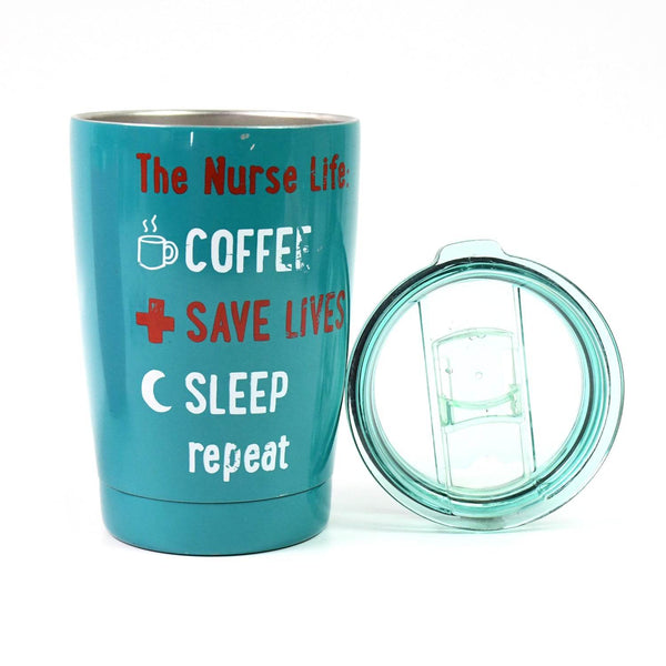 Stainless Steel Vacuum Insulated Mug with Lid (1 Pc / Mix Design & Color) - dailyneed.life