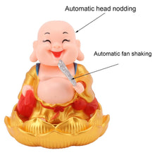 Solar Power Moving Buddha Car Ornament (1 Pc) - dailyneed.life