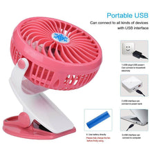 Mini USB Clip Fan widely used in summers for cool down rooms and body purposes.(Battery Not Include) - dailyneed.life