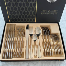 Premium Silver Daily Use Cutlery Set Stainless Steel Luxury Combo Set of 24 - dailyneed.life