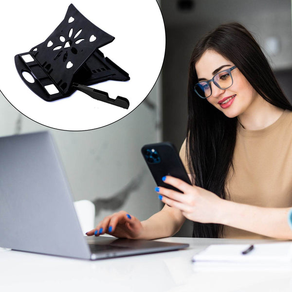 Adjustable Laptop Stand Patented Riser. With Portable Mobile Stand - dailyneed.life