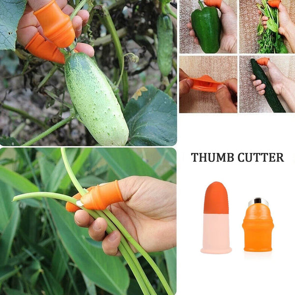 5-Piece Vegetable Thumb Cutter Set with Sharp Blades - dailyneed.life