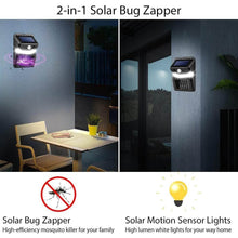 Bug Zapper Outdoor 2 in 1 Solar Mosquito Zapper Lamps (1 Pc) - dailyneed.life