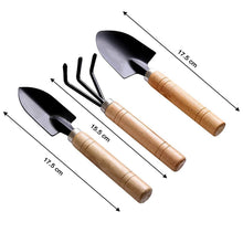 Small sized Hand Cultivator, Small Trowel, Garden Fork (Set of 3) - dailyneed.life