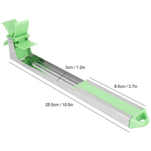Stainless Steel Washable Watermelon Cutter – Windmill Slicer & Peeler - dailyneed.life