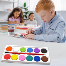 Painting Water Color Kit - 12 Shades and Paint Brush (13 Pcs) - dailyneed.life