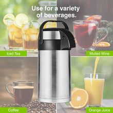 Beverage Dispenser Stainless Steel for Serving Tea and Coffee, Thermos steel (2500 ML) - dailyneed.life