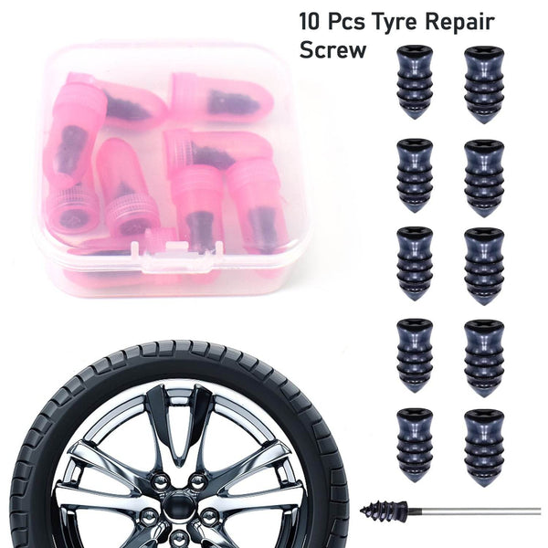 Tire Repair Rubber Nail Car Tire Repair Nails Tire Repair Pink (10 Pcs Set) - dailyneed.life