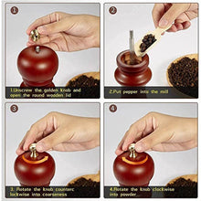 Wooden Pepper Mill 6 inch Tall - Best Pepper Grinder (1 Pc) - dailyneed.life