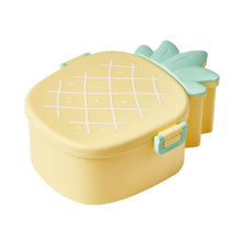 Kids Lunch Box Cute Pineapple Shaped Bento Box with Fork Spoon Snack Container Microwave Portable Office Lunch Box (1 Pc / With Spoon & Fork) - dailyneed.life