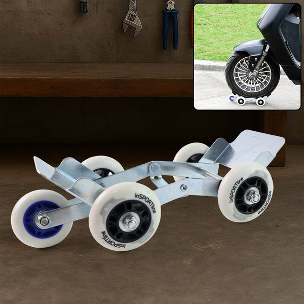 Universal Scooter/Bike Parking Support Roller with Heavy-Duty Wheels (1 Pc) - dailyneed.life
