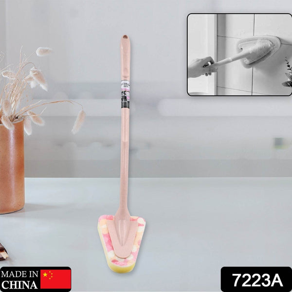 Cleaning Supplies Kitchen Handle Universal Triangular Sponge Multifunctional Bathroom Brush Handle Kitchen , Dining & Bar - dailyneed.life