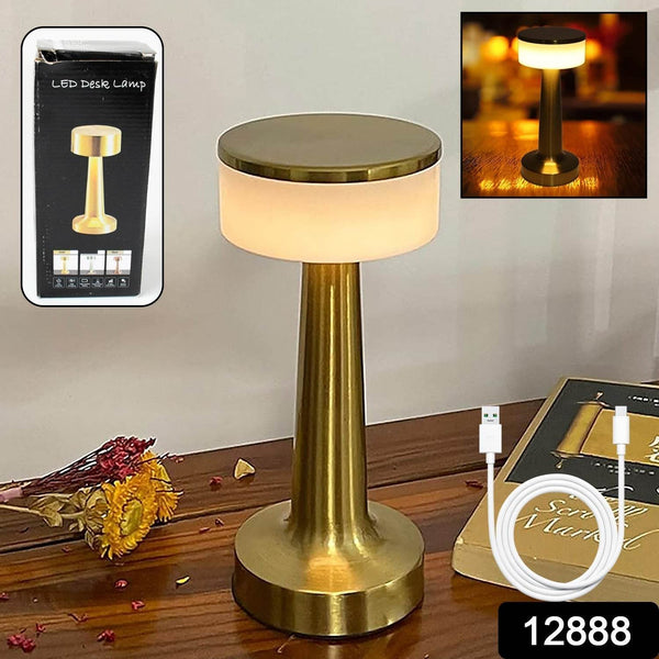 Touch LED Lamp – USB, 3 Colors, 3 Brightness Levels (1 Pc, Metal) - dailyneed.life