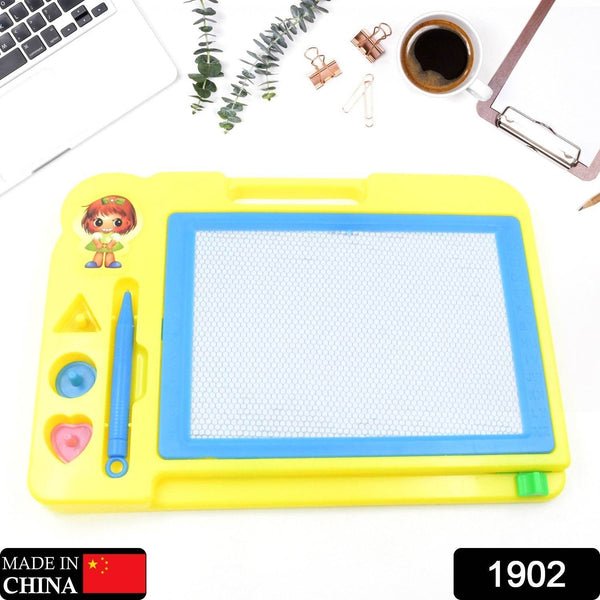 Children Magic Slate Pen Doodle Pad Erasable Drawing Easy Reading Writing Learning Graffiti Board Kids Gift Toy Magnetic Painting Sketch Pad for Baby Children (1 Pc Mix Color) - dailyneed.life