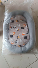 Round Soft Plush Cat Bed with Cartoon Cat Print Cushion 1 Pc - dailyneed.life