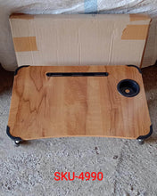 Laptop Table Foldable Portable Notebook Bed Lap Desk Tray Stand Reading Holder with Coffee Cup Slot for Breakfast, Reading & Movie Watching. - dailyneed.life