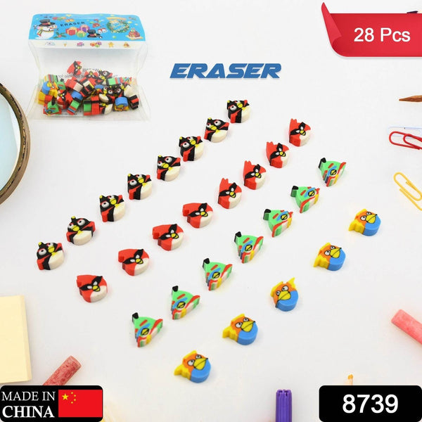 Colorful Novelty Eraser Set for Kids and Gifts (28 Pcs In 1 Packet) - dailyneed.life