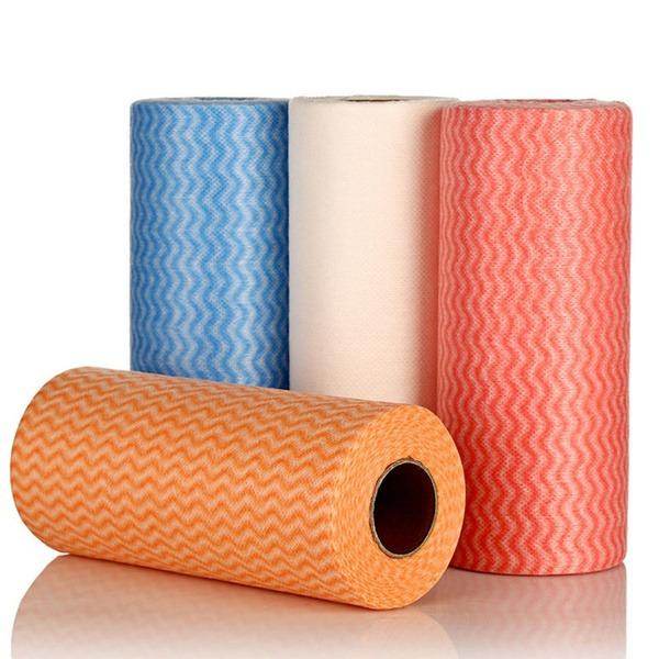 Non Wooven Fabric Disposable Handy Wipe Cleaning Cloth Roll, Tissue Roll (1Pc) - dailyneed.life