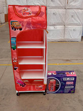 Multi Purpose Foldable Baby Wardrobe / Toy Box 5 Shelves Cartoon Printed - dailyneed.life