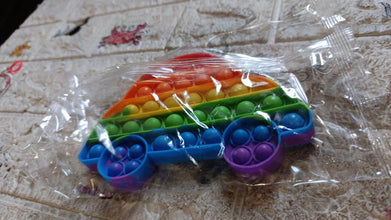 Fidget Toy Push Bubble Fidget Sensory Toy for Kids and Adults Fidget per Stress Reliever Sensory Fidget pers (Butterfly & Car Shape / 1 Pc) - dailyneed.life