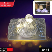 Unique Plastic Night Light: Flameless LED, Diwali (Iceberg Design, Gift) - dailyneed.life