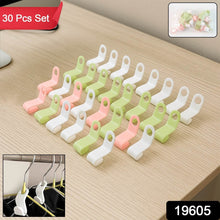 Multi-Color Hanger Connector Hooks (30 Pc) - dailyneed.life