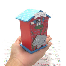 Cute Cartoon House Shaped Lovely Wooden Piggy Bank Money Bank - dailyneed.life