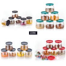 Matka Shaped Jar with Air Tight & Leak Proof Lid (Multicolour) (Set of 6) (900Ml) - dailyneed.life