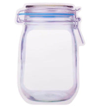 Reusable Airtight Seal Plastic Food Storage Mason Jar Zipper (1000ml) - dailyneed.life