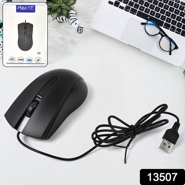 Computer / Laptop Wired Optical Mouse, X2 (1 Pc) - dailyneed.life
