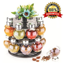 Multipurpose Revolving Plastic Spice Rack Set (16pcs) - dailyneed.life