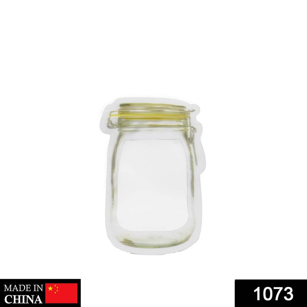 Reusable Airtight Seal Plastic Food Storage Mason Jar Zipper (150ml) - dailyneed.life