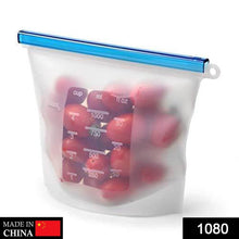 Reusable Silicone Airtight Leakproof Food Storage Bag - 1 ltr - dailyneed.life