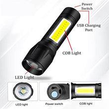 Mini Search Rechargeable LED Long Range Flashlight Emergency Light Torch - dailyneed.life