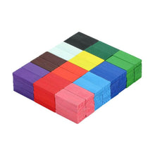 120Pc Dominoes Blocks Set Multicolor Wooden Toy Building Indoor Game Toy. - dailyneed.life