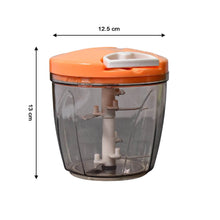 6 BLADE 2IN1 MANUAL FOOD CHOPPER, COMPACT & POWERFUL HAND HELD VEGETABLE CHOPPER (1000Ml) - dailyneed.life
