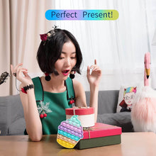 Ice Cream Softy- Fidget ping Sounds Toy, BPA Free Silicone, Push Bubbles Toy for Autism Stress Reliever, Sensory Toy It Toy - dailyneed.life