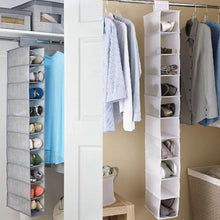 10tier Multipurpose Storage Rack, Foldable, Collapsible Fabric Wardrobe Organiser for Clothes - dailyneed.life