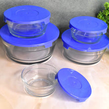 Modern Glass Bowl Set Mixing / Storage Bowls with Lids (5 Pcs Set) - dailyneed.life