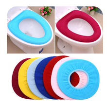 Bathroom Soft Thicker Warmer Stretchable Washable Cloth Toilet Seat Cover (1pc) - dailyneed.life