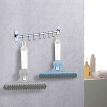 4 in 1 Multifunctional Glass Scraper, Window Glass Wiper with Watering Can, Silicon Cleaning Squeegee with Two Brush Heads, Practical Squeegee for Shower Doors, Windows, Tiles and Car Glass - dailyneed.life