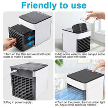 Mini Portable Air Cooler with LED Light & Water Fill - dailyneed.life