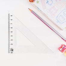 Plastic Geometry Set, Triangle Ruler Protractor Straight Ruler (4 Pcs Set) - dailyneed.life