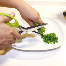 Multifunction Vegetable Stainless Steel Herbs Scissor with 3 Blades - dailyneed.life