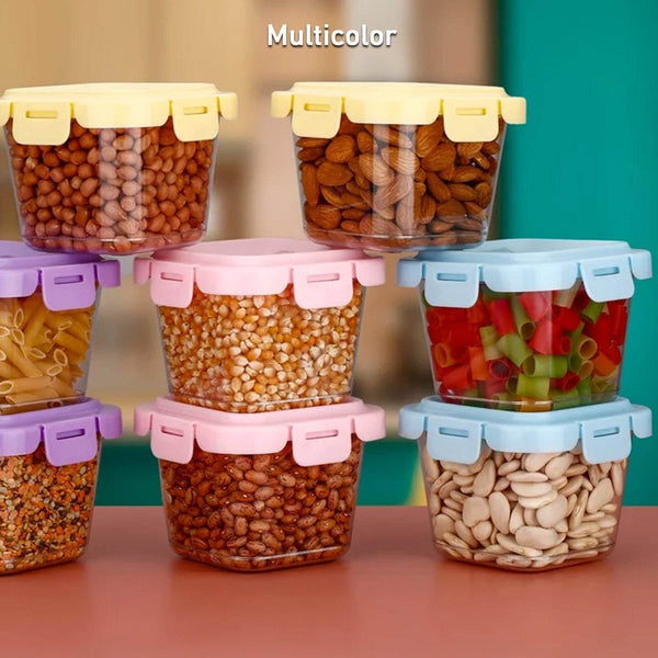 Plastic Food Storage Containers with Lid (4 Pcs Set / 500 ML) - dailyneed.life