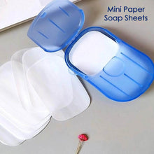 Travel Paper Soap Sheet with Mini Box (20 Sheets in a Pack Approx / Mix Color) - dailyneed.life